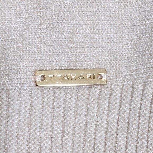 T TAHARI Knit Boatneck Sweater with Dolman Sleeves - Picture 5 of 7